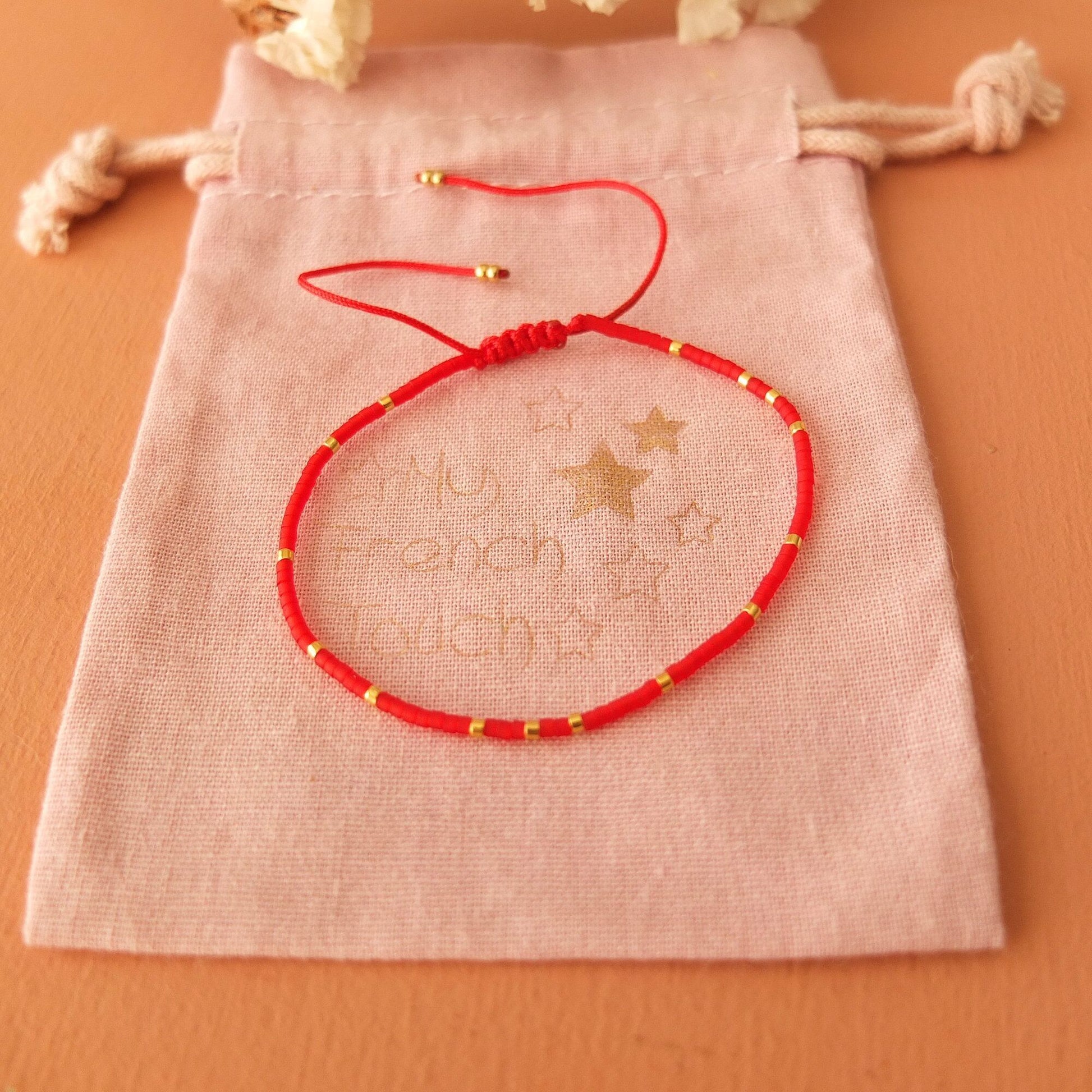 Bracelet ajustable fil de jade et perles miyuki aspect givré, coloris 20