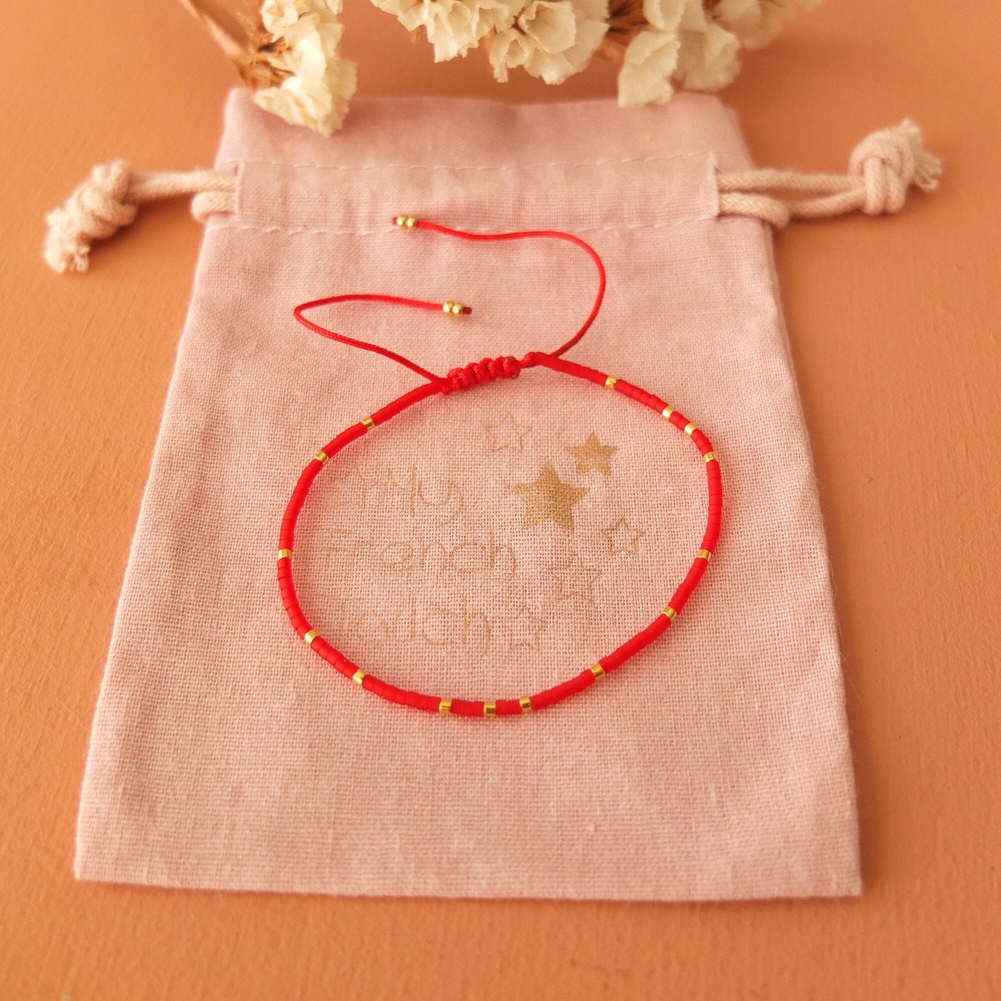 Bracelet ajustable fil de jade et perles miyuki aspect givré, coloris 21