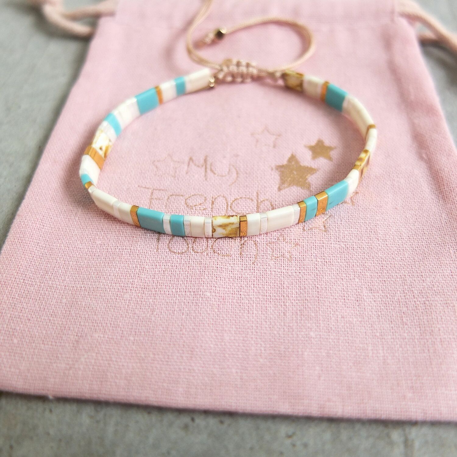 Bracelet Tilas bicolore, coloris 7